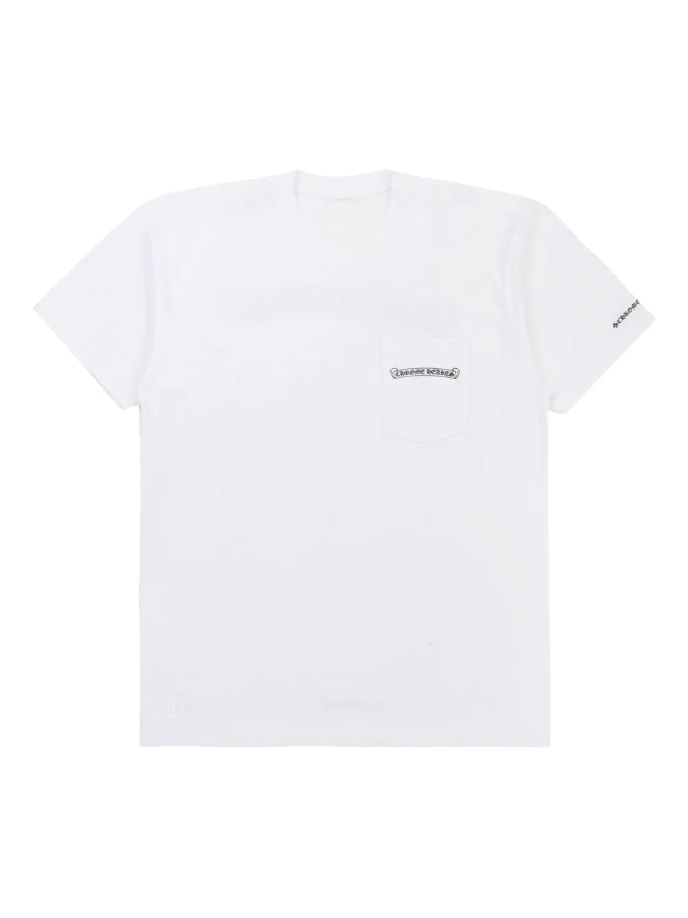 Chrome Hearts Scroll Logo Tシャツ - ホワイト Chrome Hearts Scroll Logo Tシャツ - ホワイト