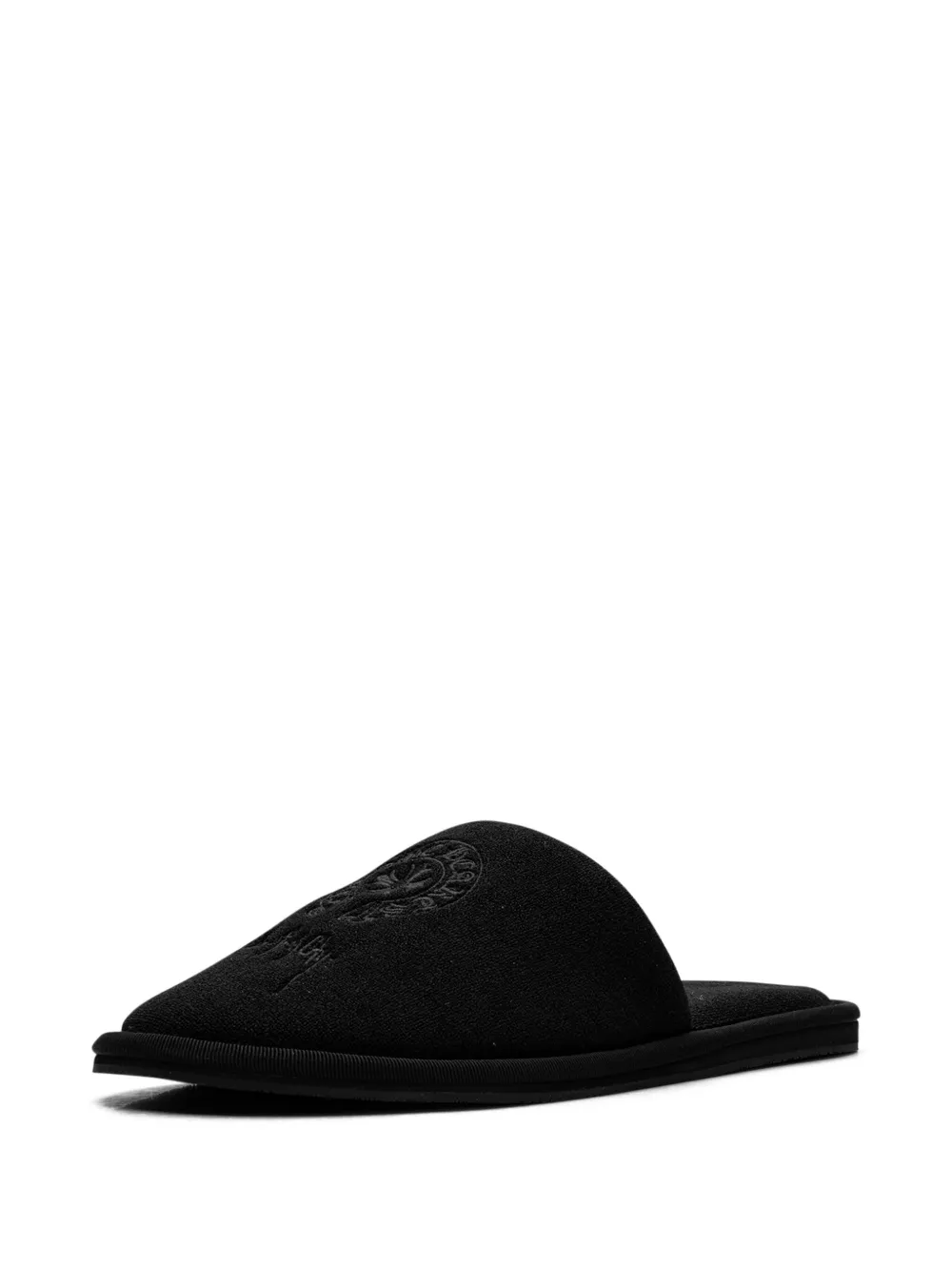 Chrome Hearts New York Hotel slippers Zwart