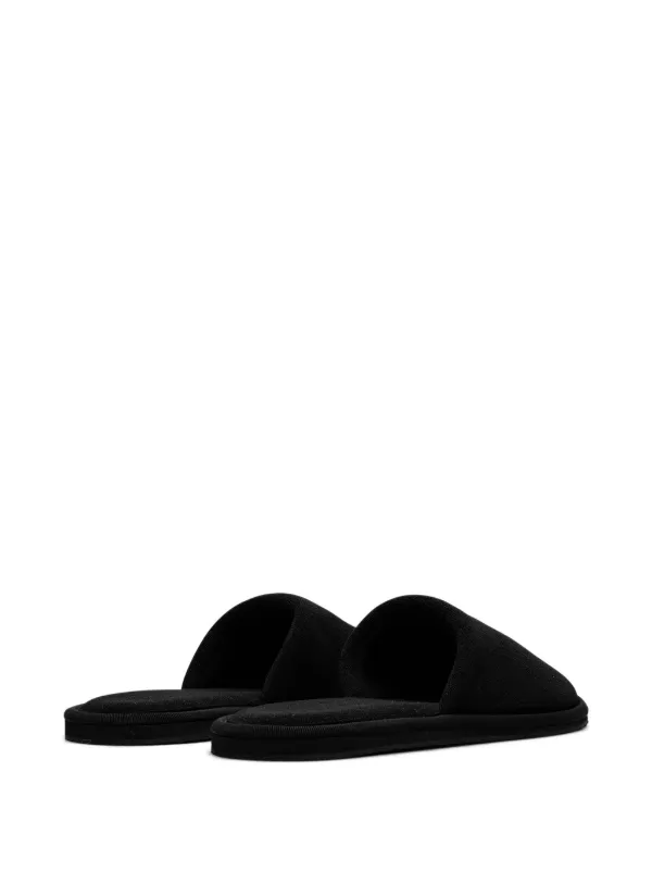 Chrome Hearts New York Hotel Slippers | Black | FARFETCH