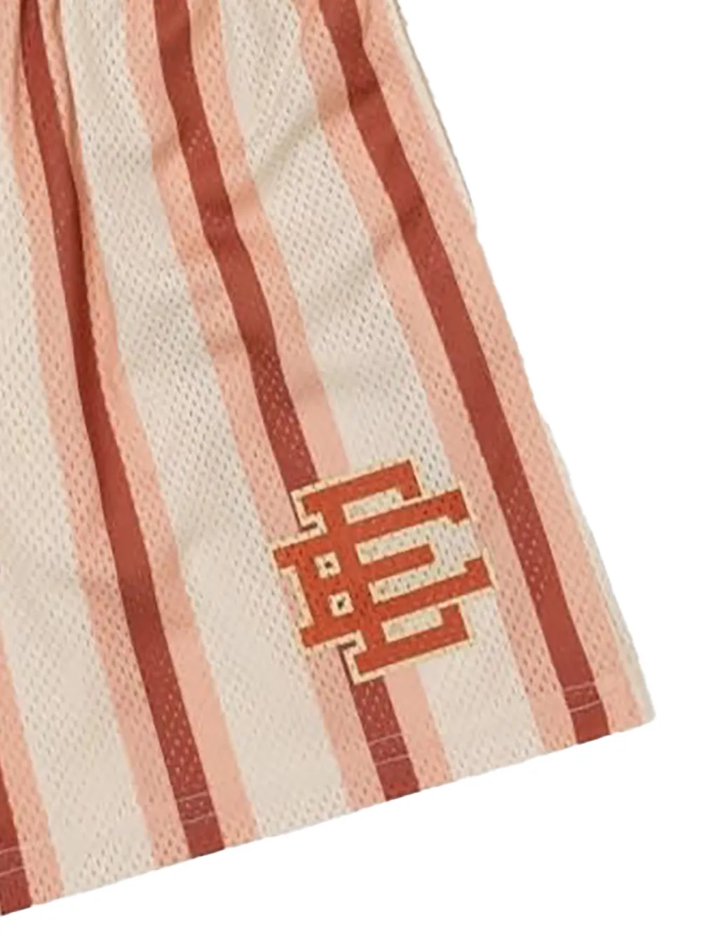 ERIC EMANUEL EE Basic gestreepte shorts Beige