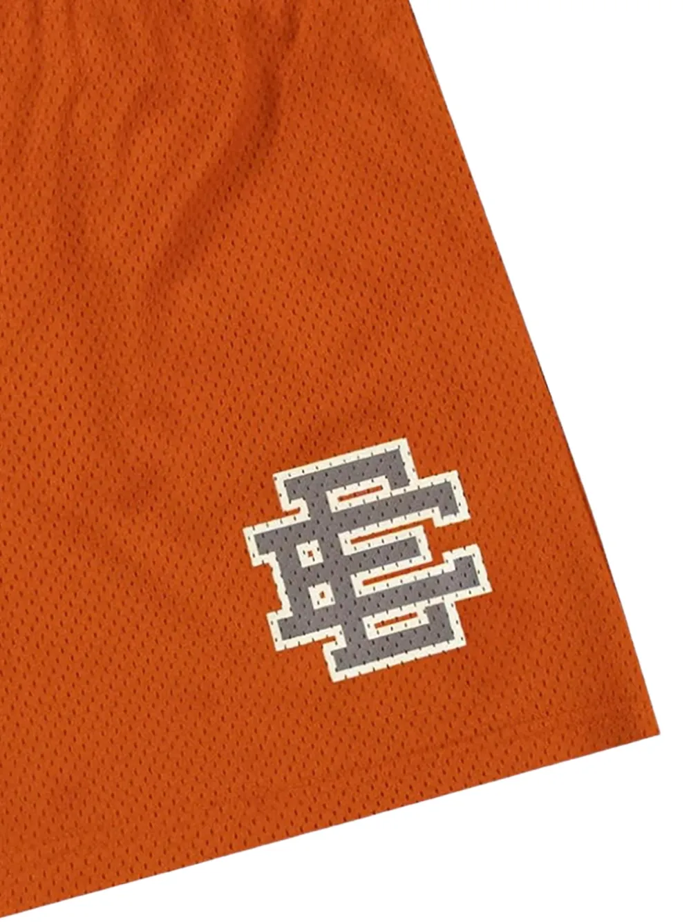ERIC EMANUEL EE Basic shorts met mesh-effect Oranje