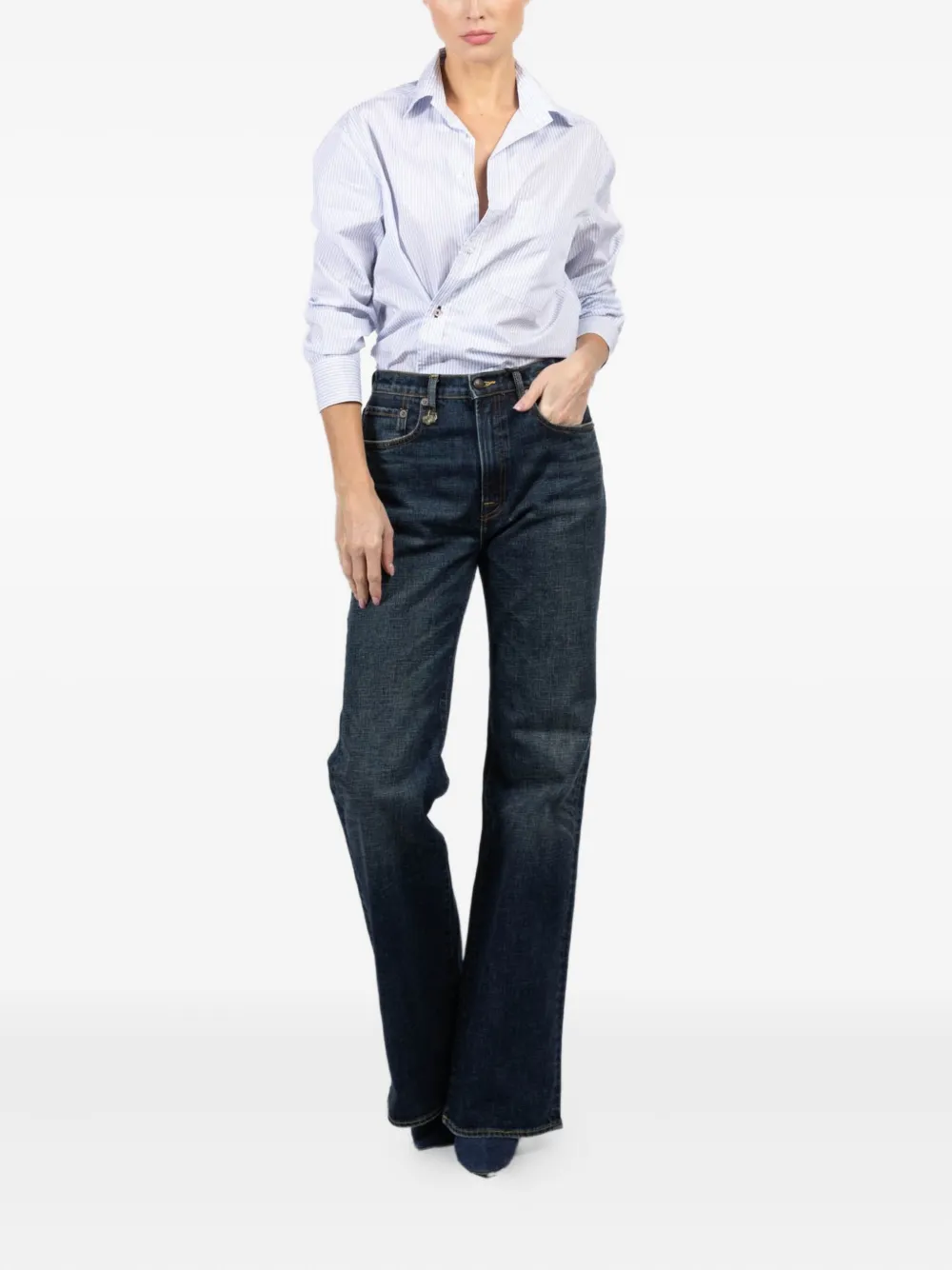 CISSA striped shirt - Blauw