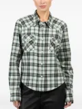 CISSA plaid-check shirt - Grey