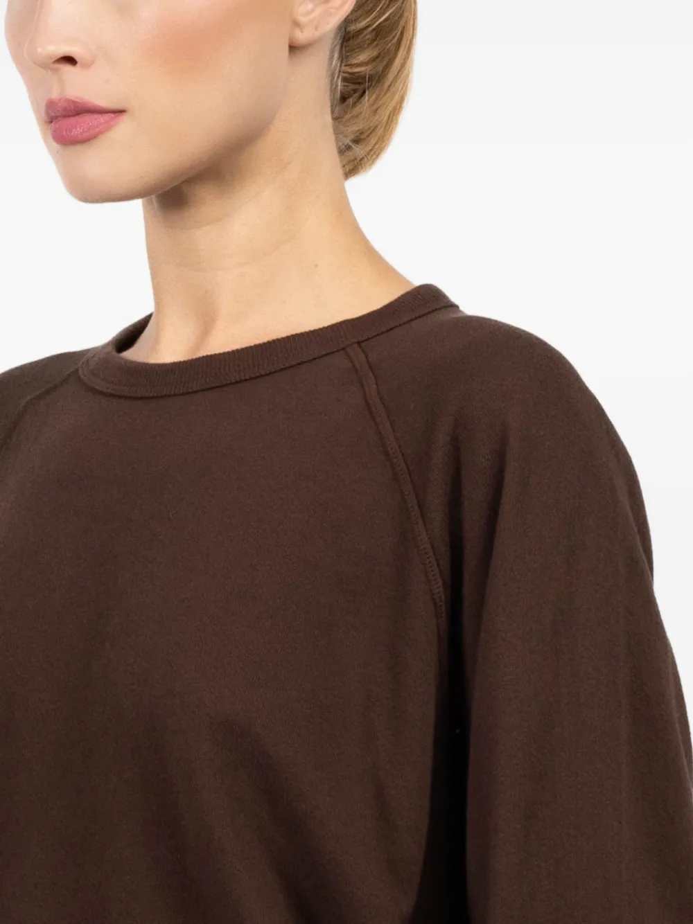 The Great Raglan-sleeve Sweatshirt In Burgundy