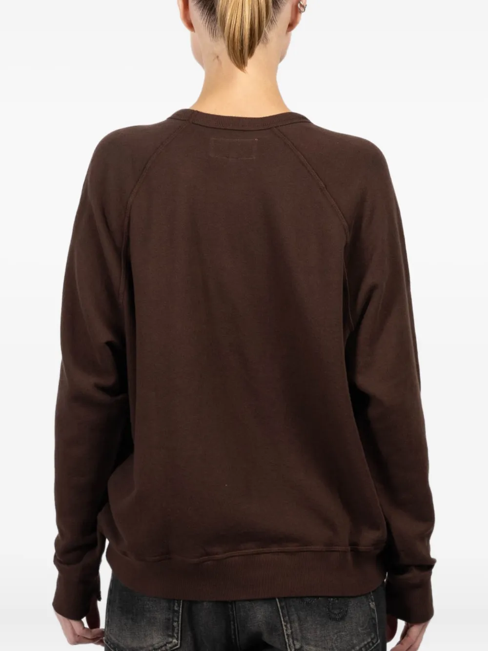 The Great Raglan-sleeve Sweatshirt In Burgundy