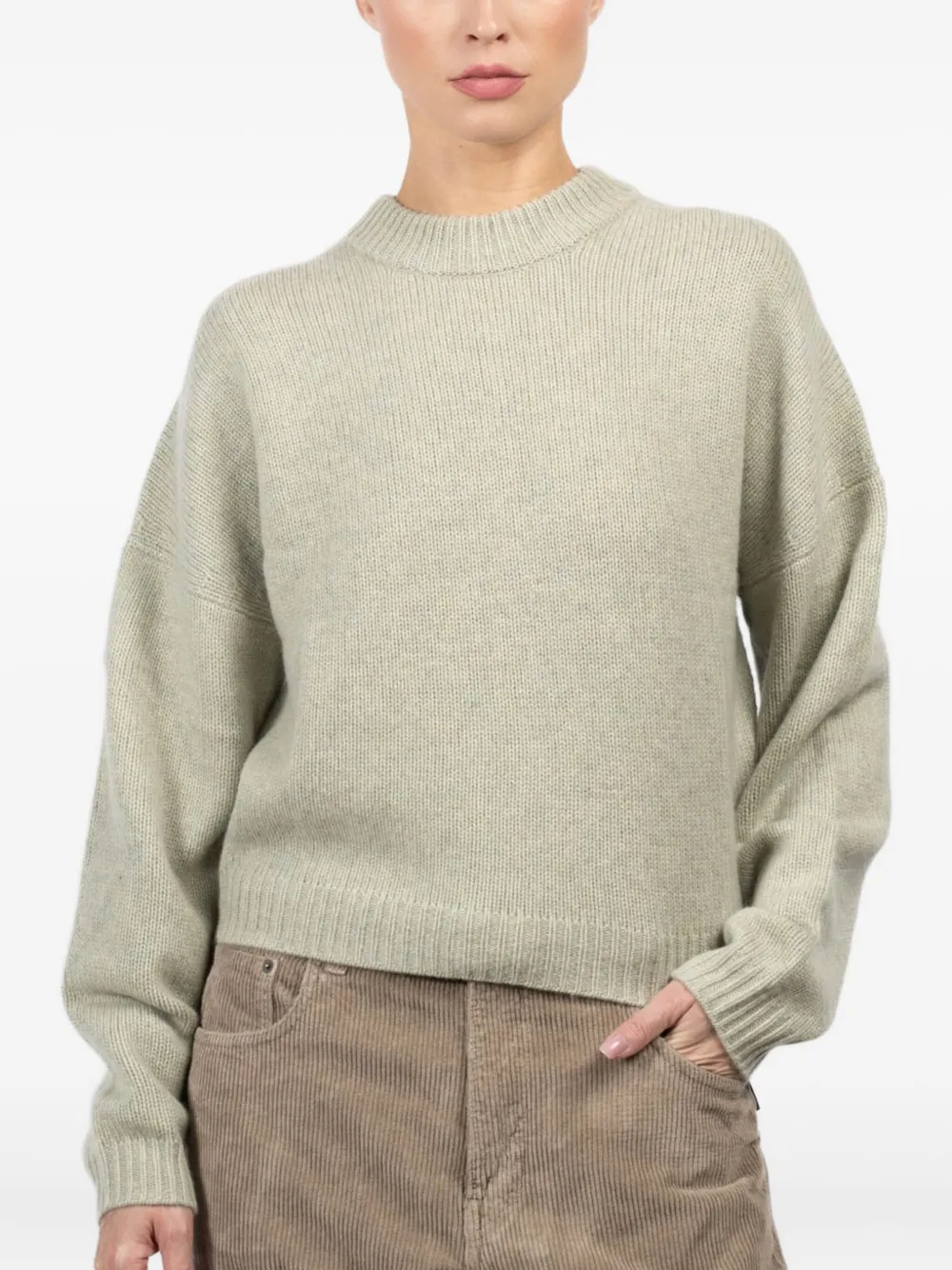 Le Kasha round-neck sweater | Neutrals | Image 1