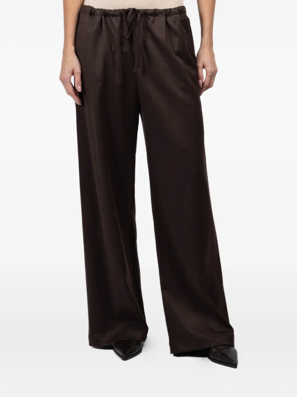 Sablyn Gemma Drawstring Trousers In Brown
