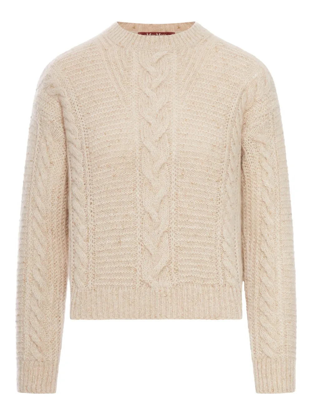 Max Mara cable-knit top | Neutrals | Image 1