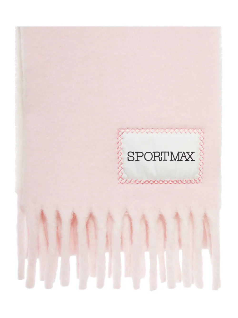 Sportmax fringed alpaca scarf | Image 2