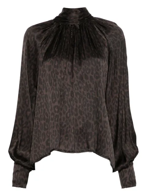 SO ALLURE animal-print blouse 