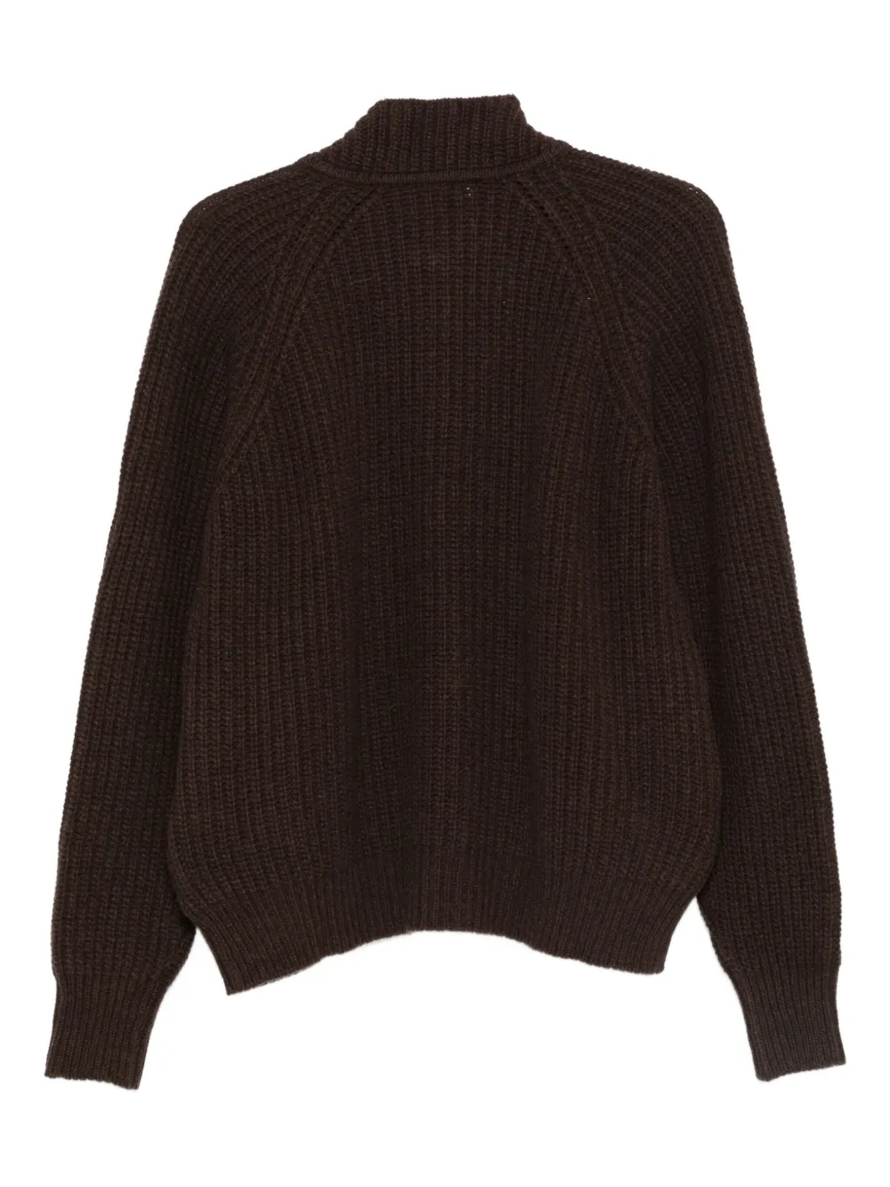 So Allure Zip-up Wool Cardigan In Multi