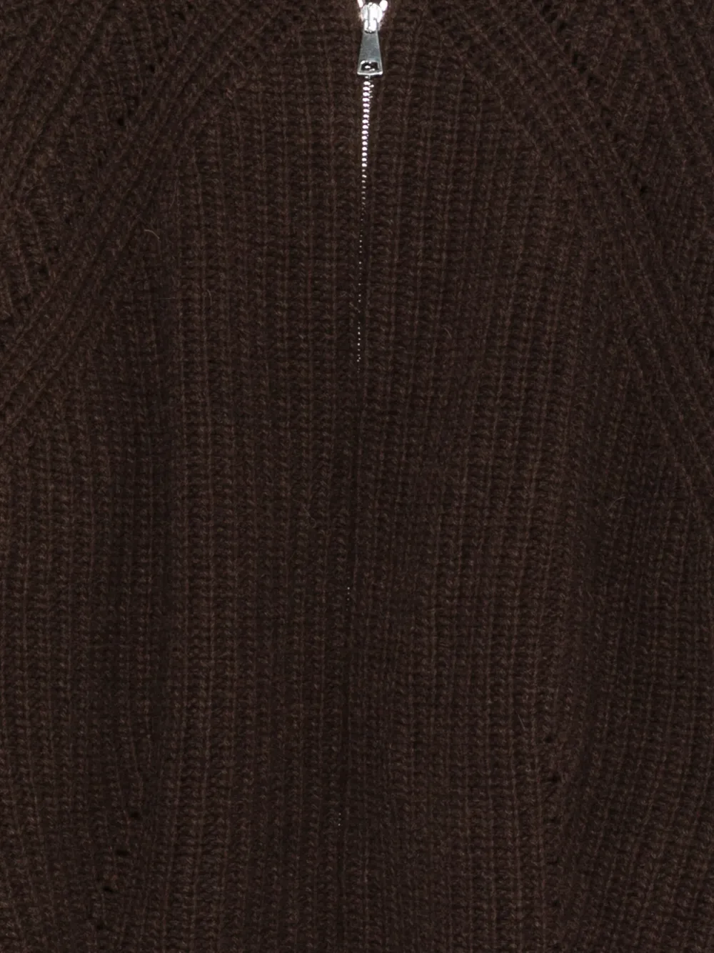 So Allure Zip-up Wool Cardigan In Multi