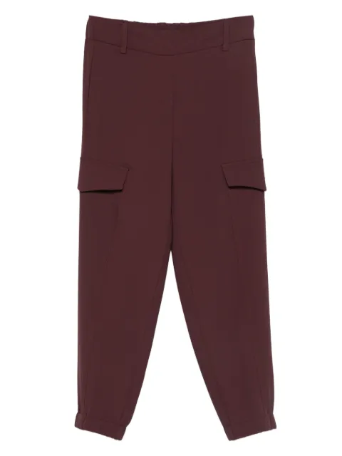 SO ALLURE elasticated-waist trousers