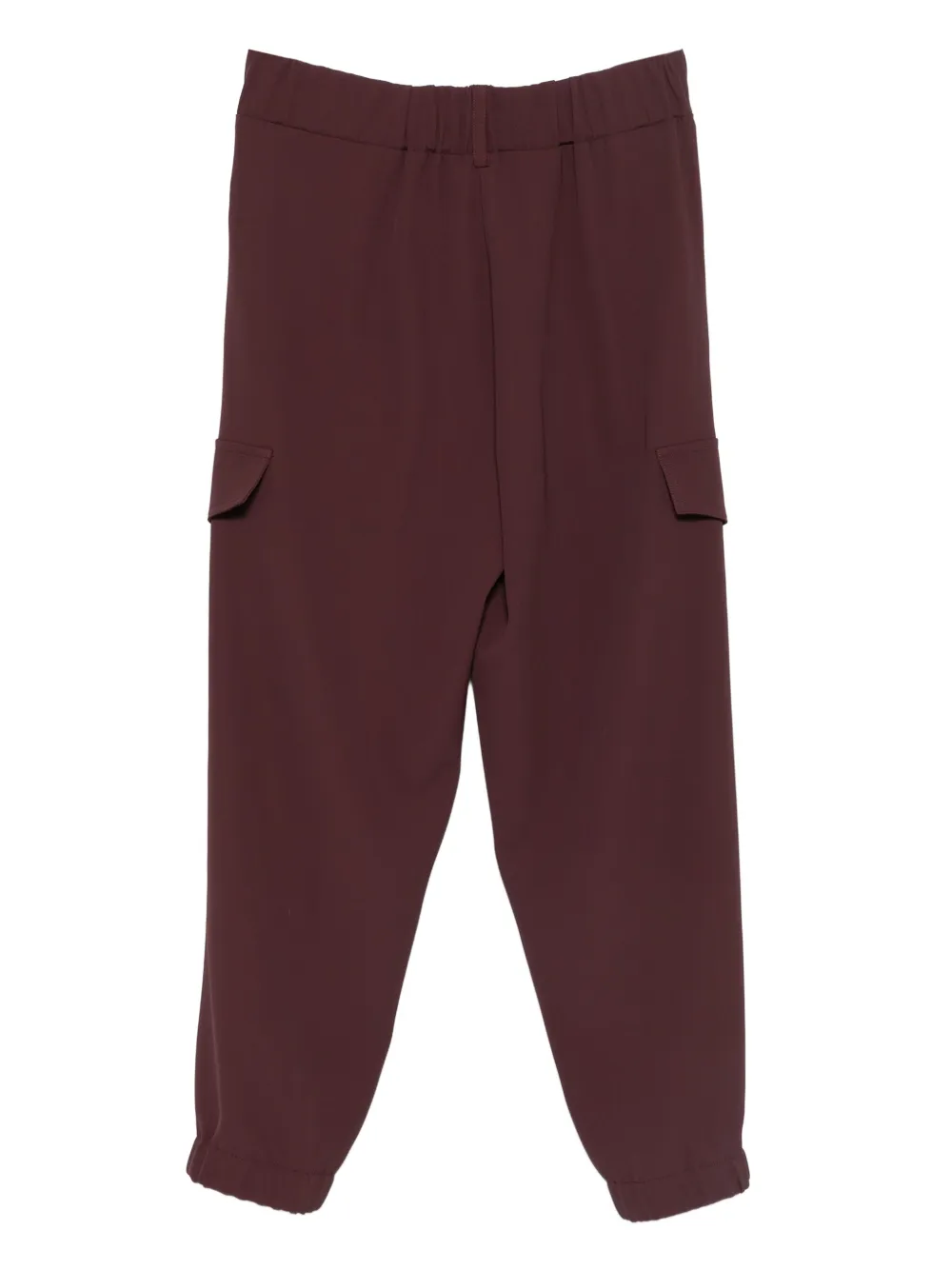 SO ALLURE elasticated-waist trousers - Rood