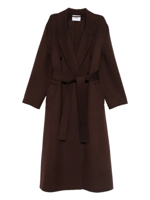 SO ALLURE belted wool coat
