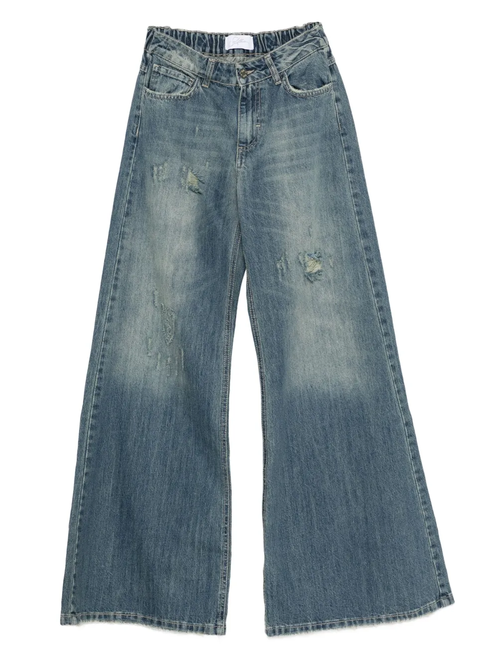 SO ALLURE jeans con pretina elástica | azul | Image 1