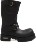 Balenciaga Venom buckle-strap round-toe boots - Black