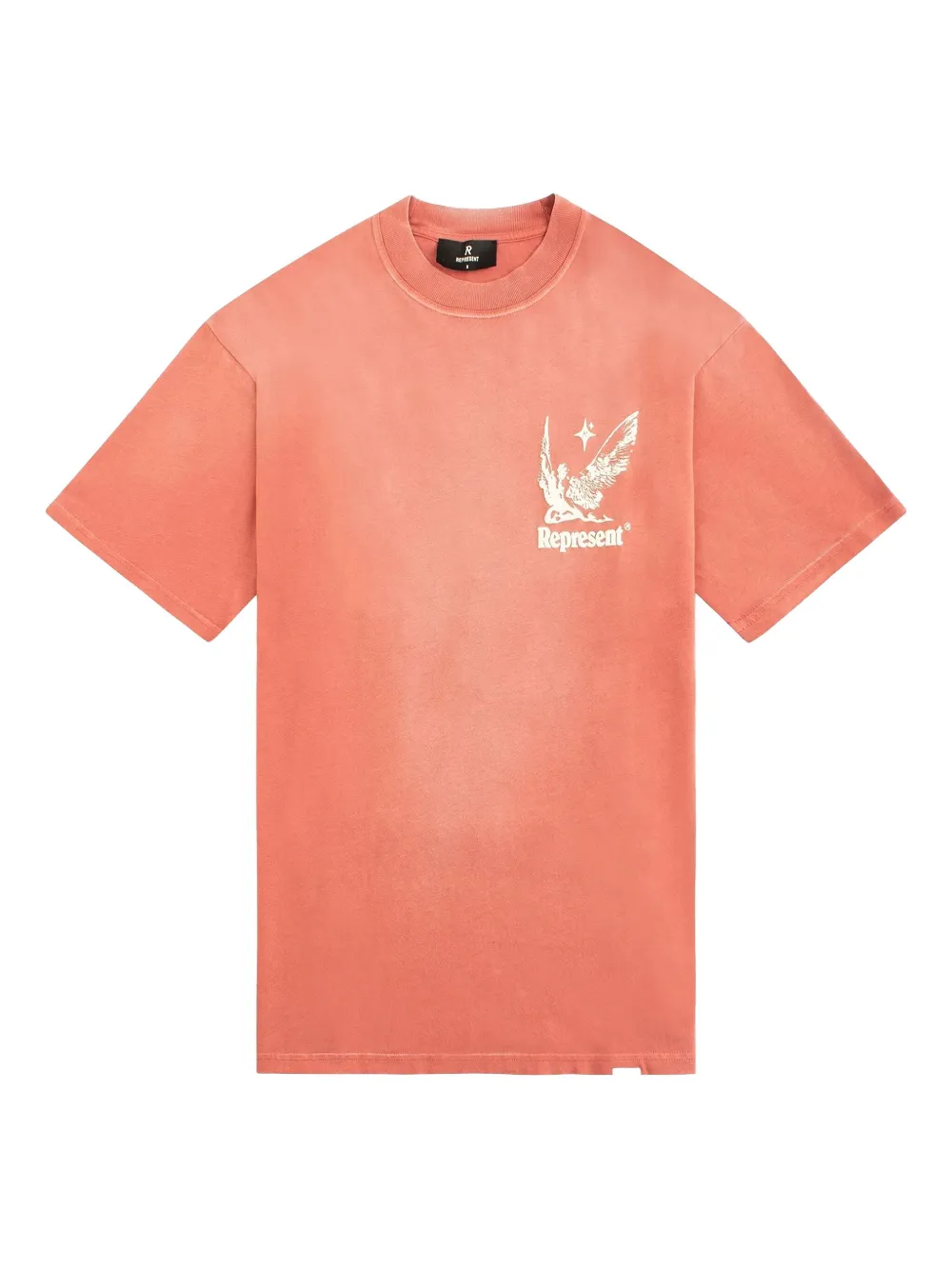 Represent Spirits Of Summer Cotton T-shirt In Orange