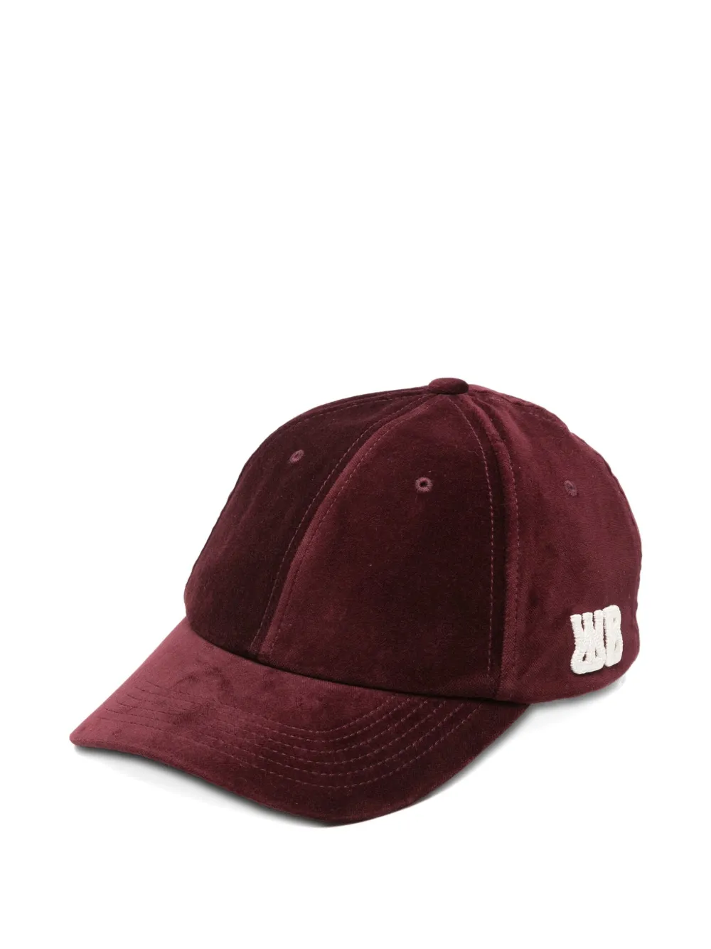 Wales Bonner logo-embroidered baseball cap - Rosso