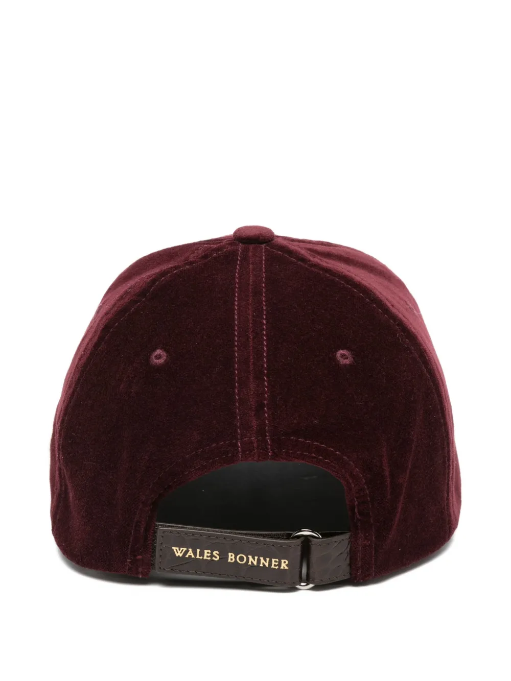 Wales Bonner logo-embroidered baseball cap - Rood