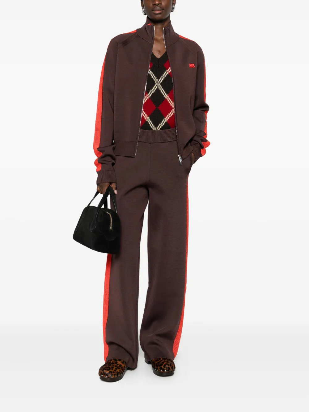 Wales Bonner Tide track pants - Bruin