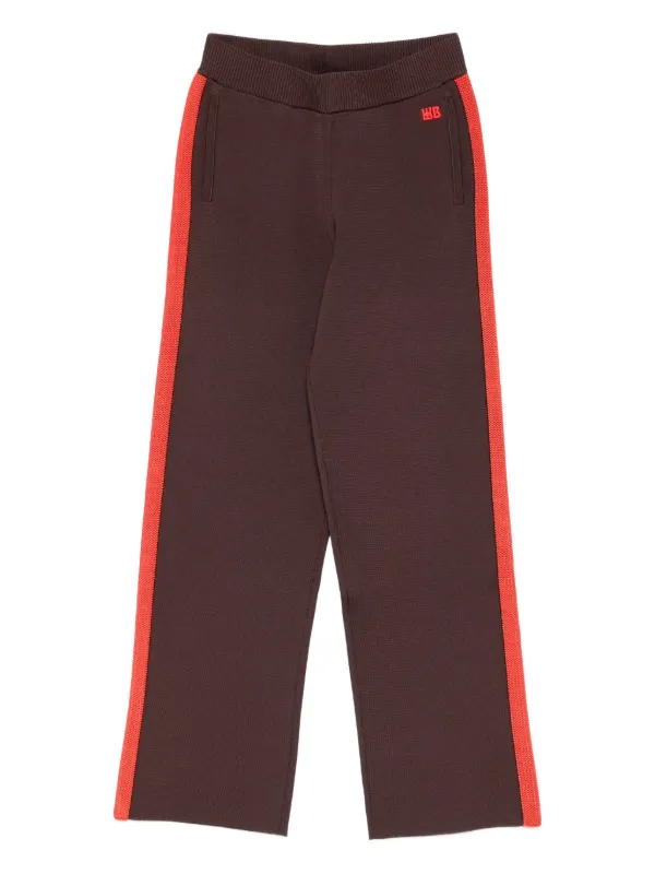 Wales Bonner Tide Track Pants in Brown