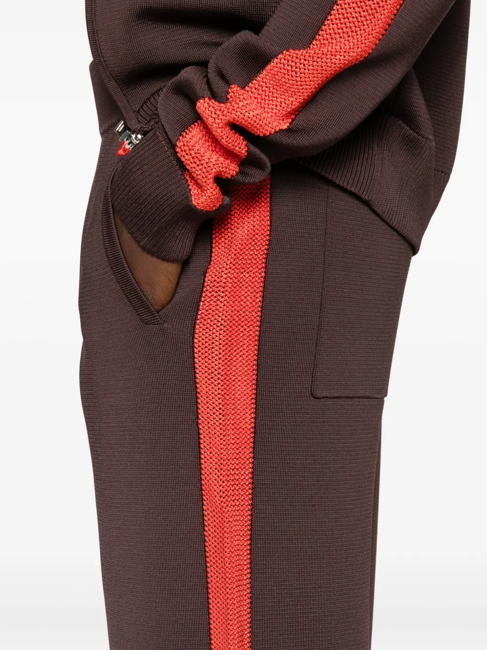 Wales Bonner Tide Track Pants In Brown