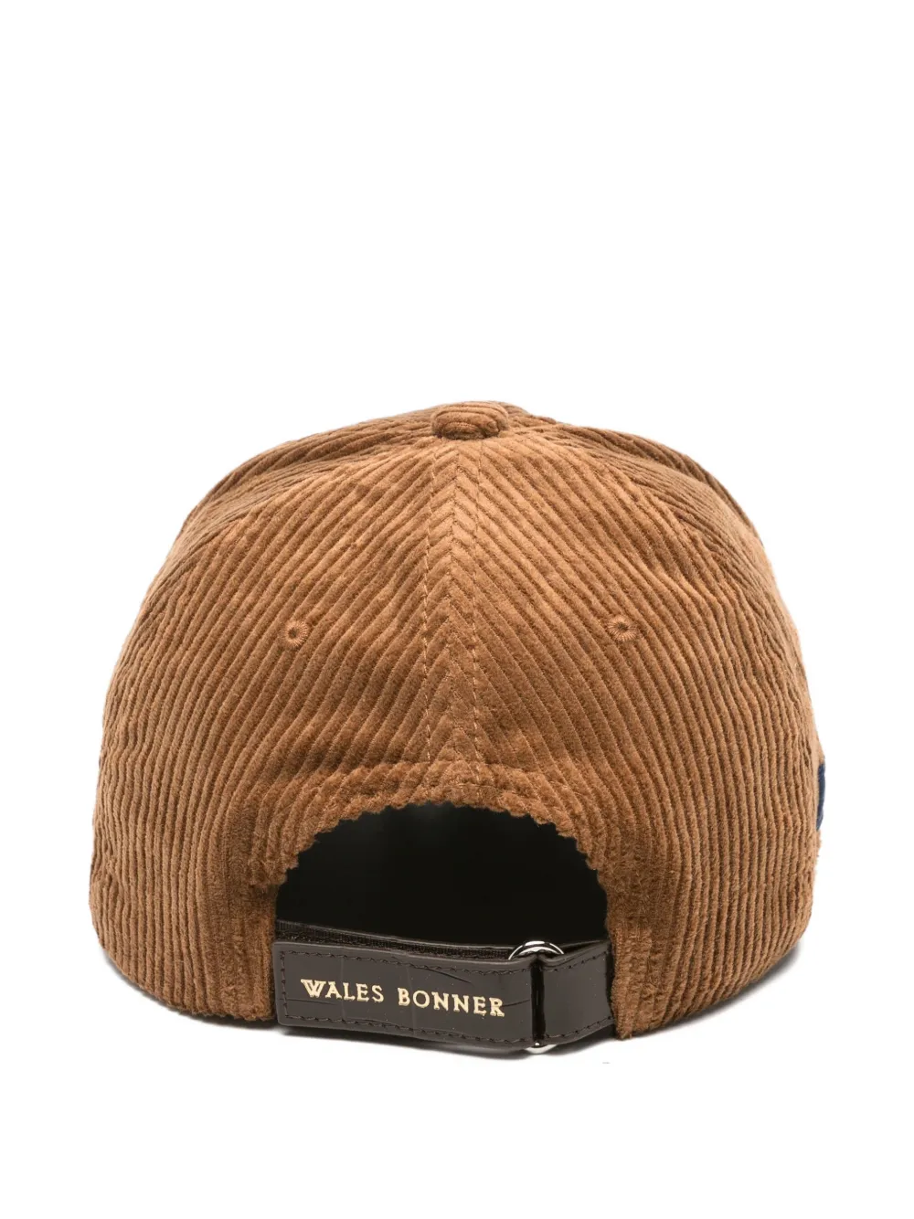 Wales Bonner Grace corduroy cap - Bruin