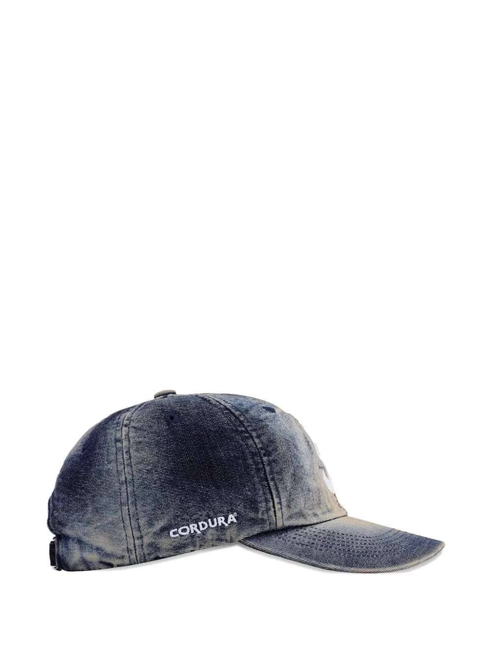 Supreme cordura denim logo-detail cap - Blauw