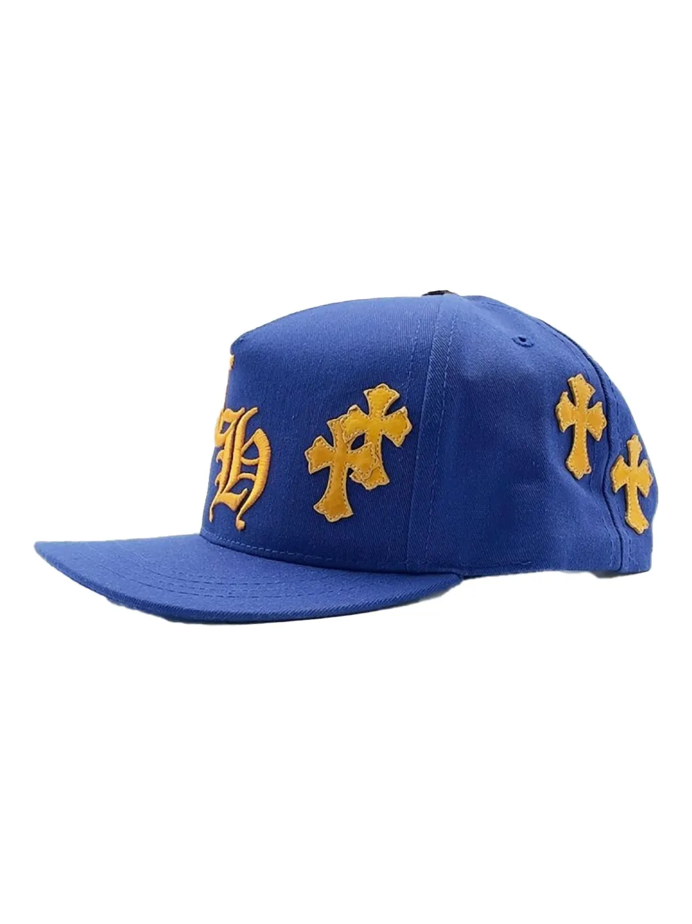 Chrome Hearts Pet met geborduurde patch - Blauw