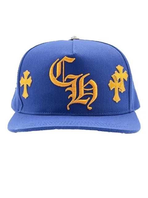 Chrome Hearts cross-patch embroidered cap