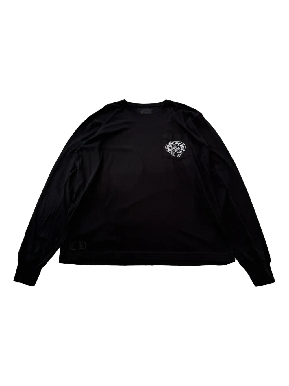 Chrome Hearts Hangzhou Limited Floral Cross Horseshoe sweatshirt | Black | Image 1