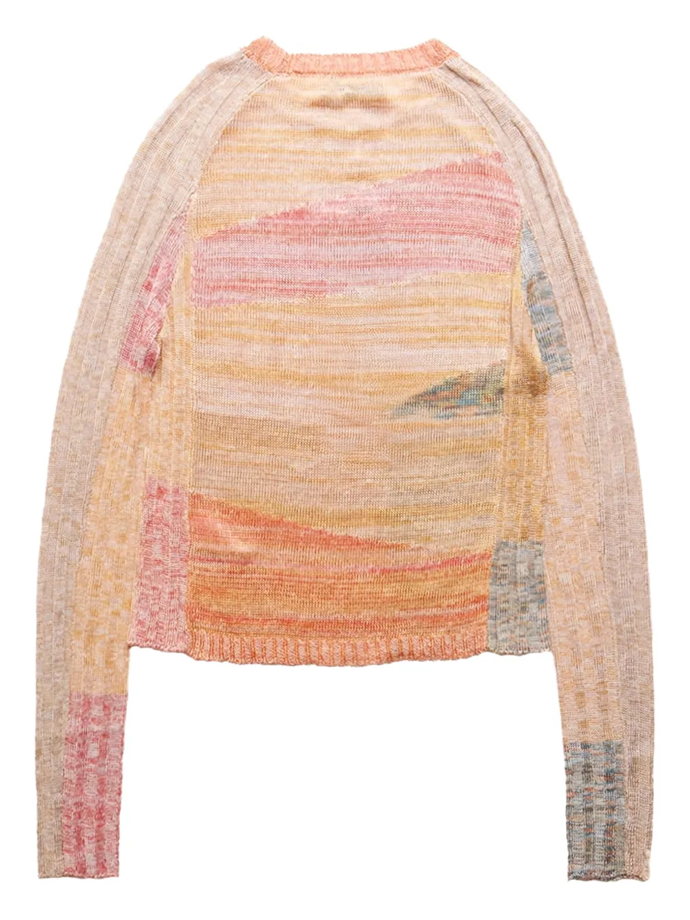 Eckhaus Latta Reef Symphony sweater - Oranje