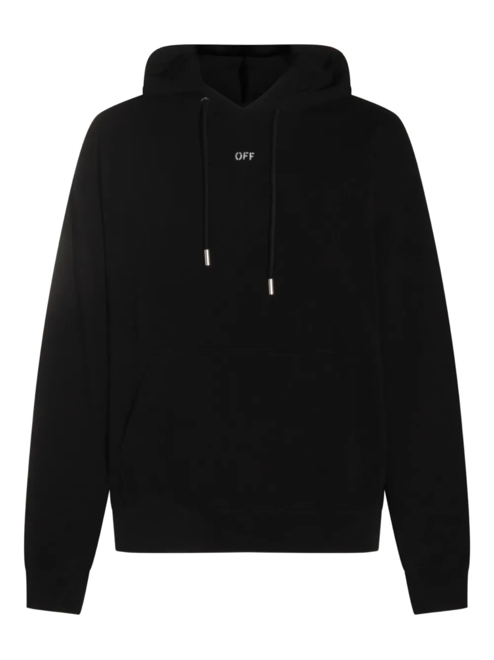 Off-White x Virgil Abloh cotton hoodie | Black | Image 1
