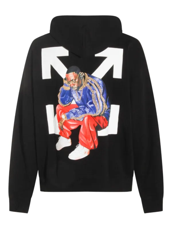 Off-White x Virgil Abloh Cotton Hoodie | Black | FARFETCH