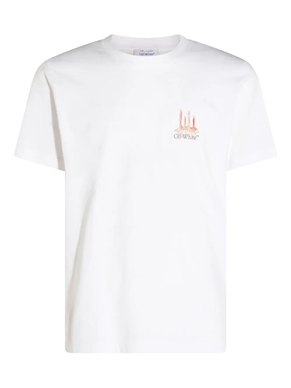 Off-White コットン Tシャツ - ホワイト Off-White コットン Tシャツ - ホワイト