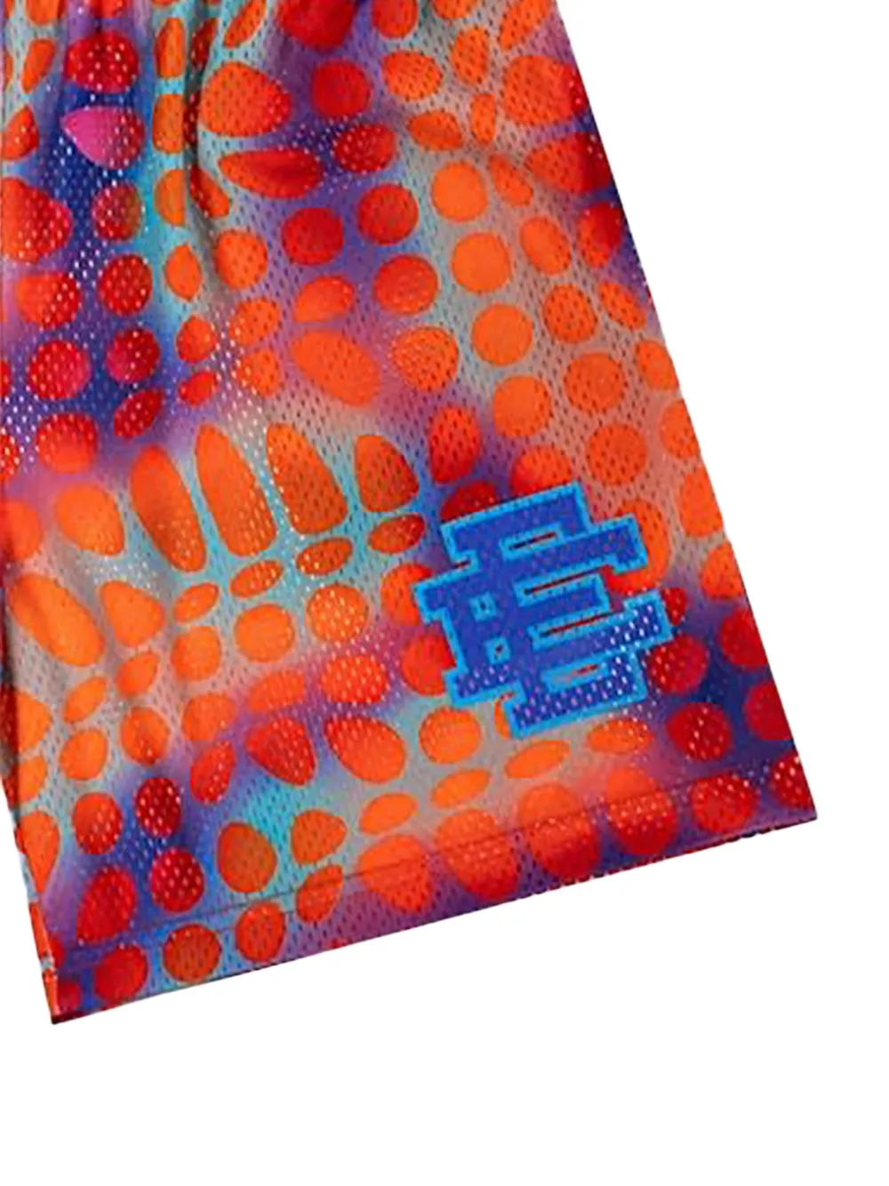 ERIC EMANUEL EE Basic shorts met logoprint Oranje