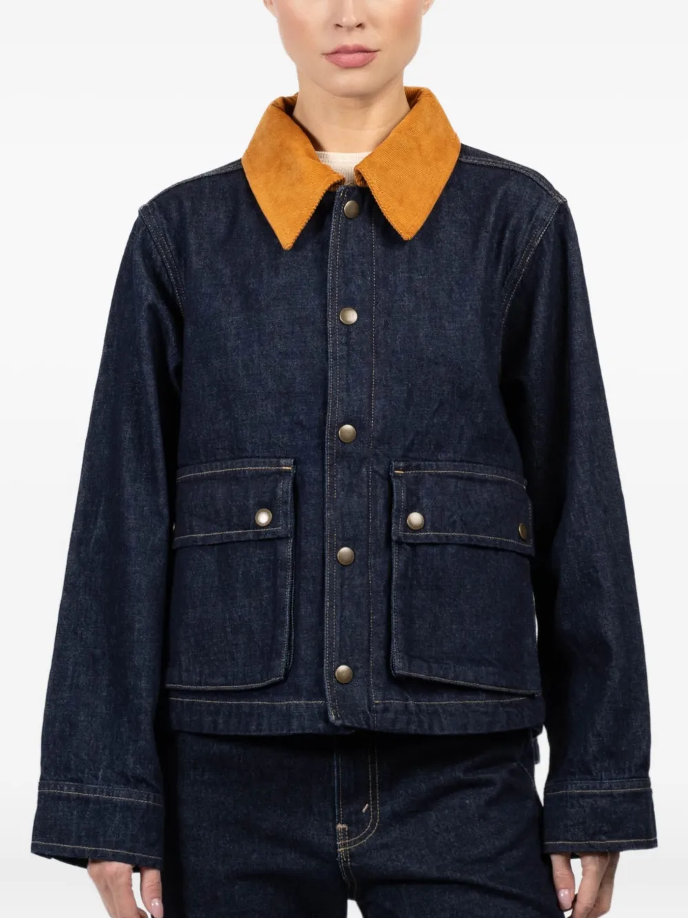 The Great. Swing denim jacket - ブルー The Great. Swing denim jacket - ブルー