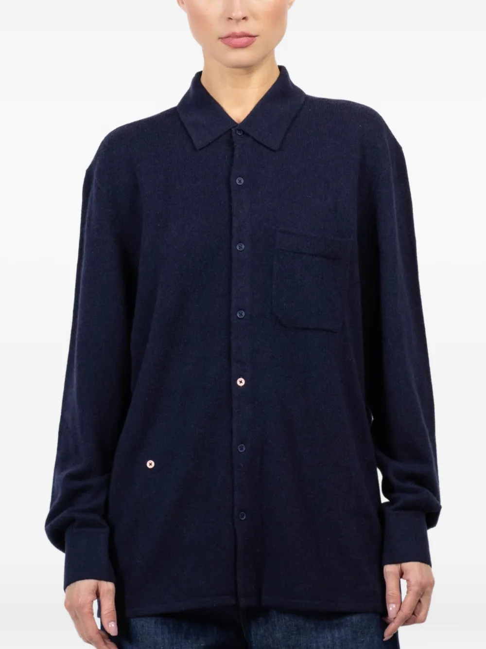  Cissa Button-down Shirt - Blue 