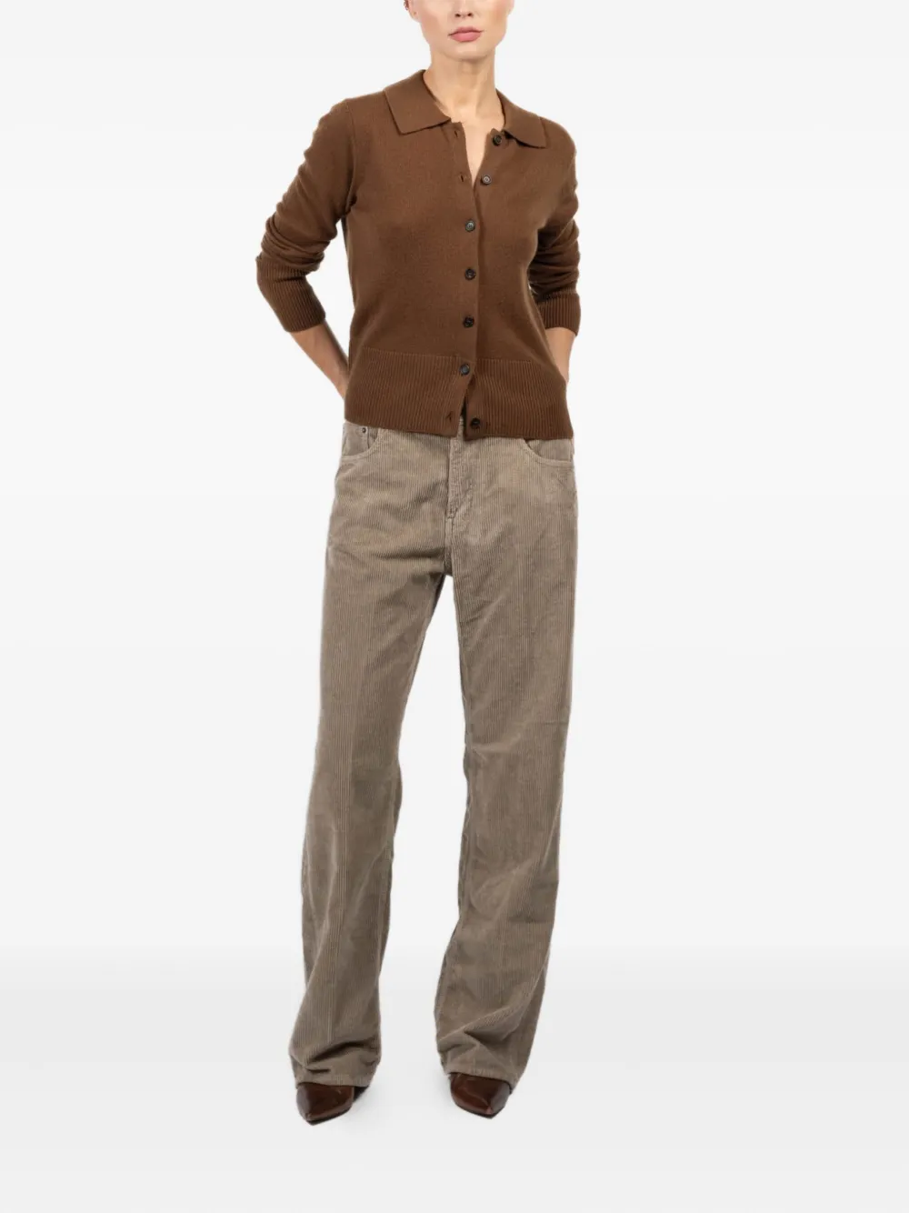 Le Kasha buttoned polo-neck cardigan | Cardigans | Image 2