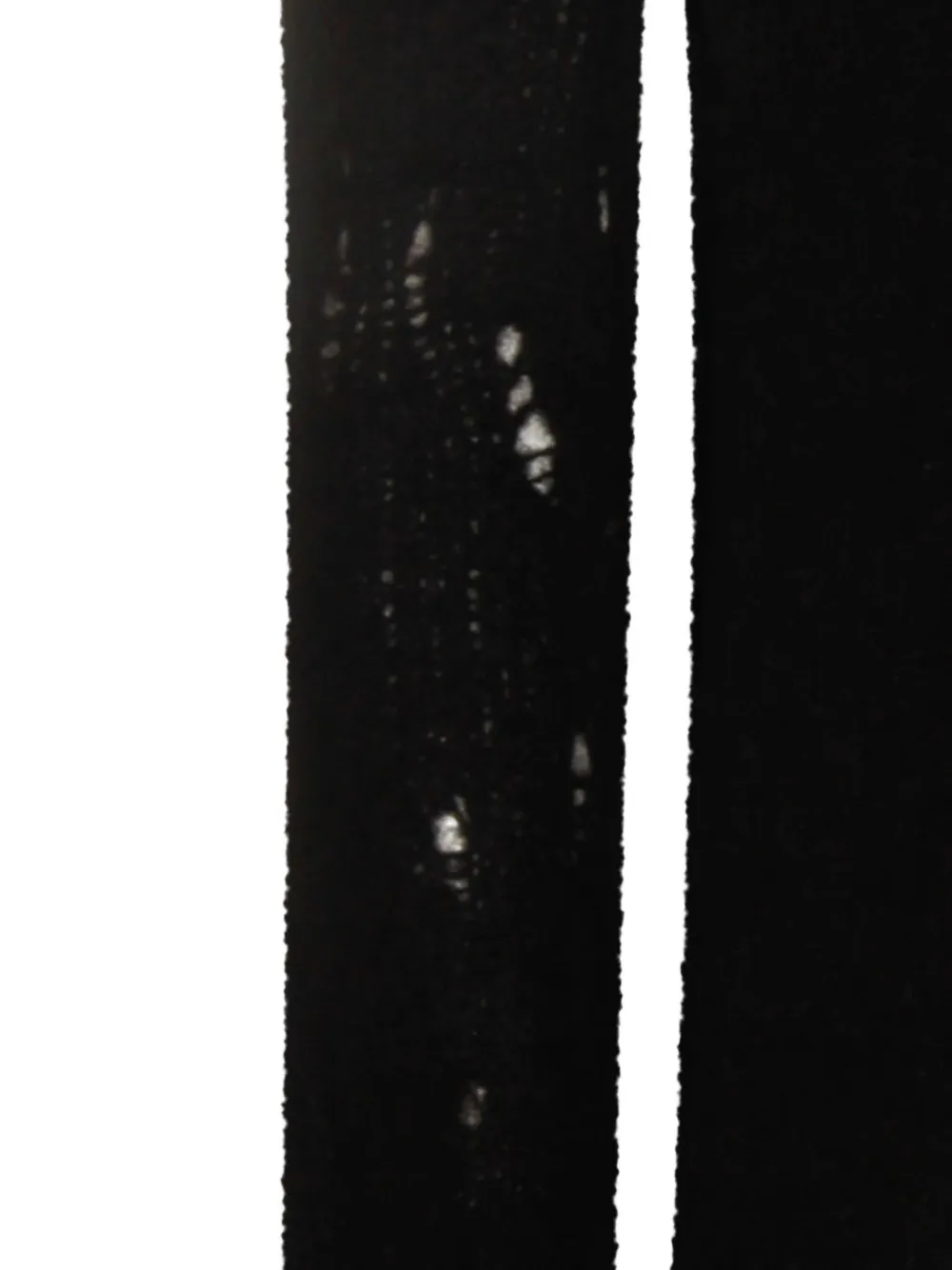 Thom Krom Distressed Long-sleeve Sweater In Black