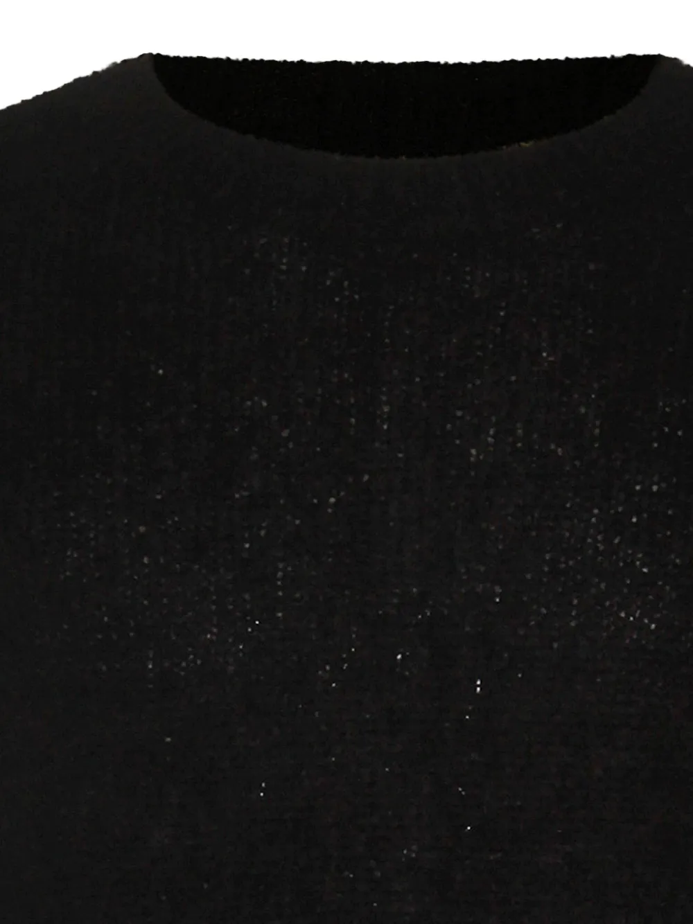 Thom Krom Distressed Long-sleeve Sweater In Black