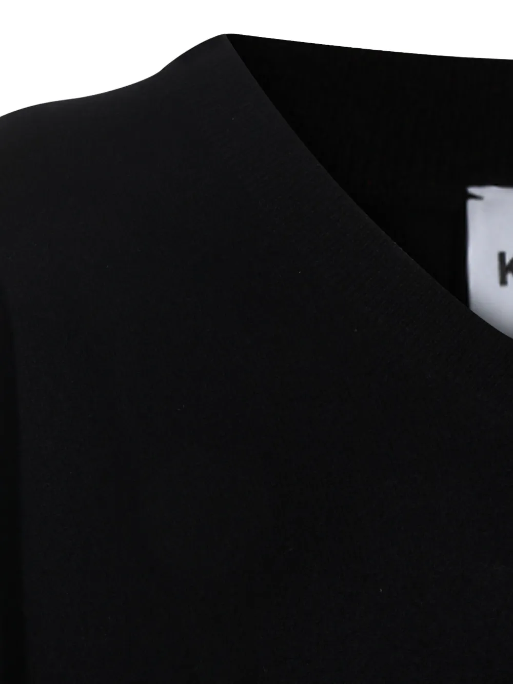 kujten Sweater met V-hals Zwart