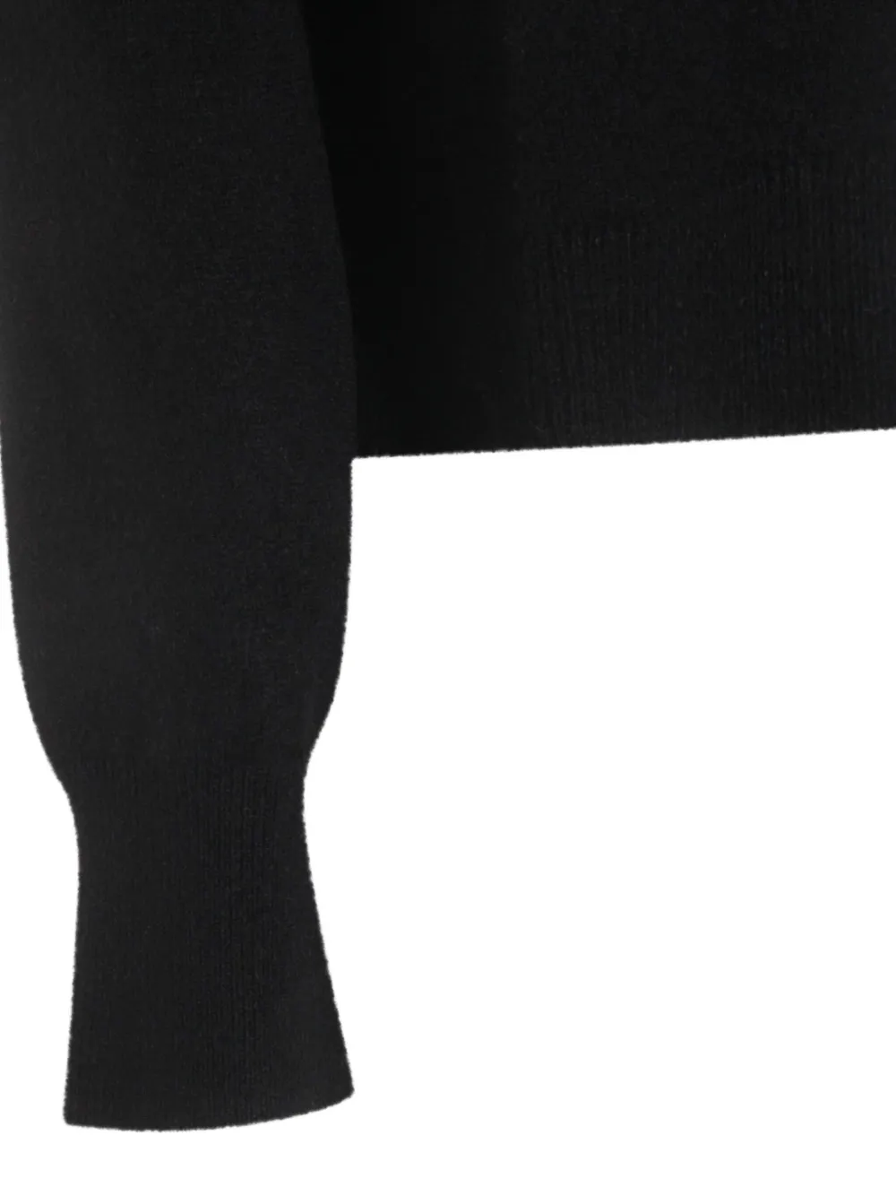 kujten Sweater met V-hals Zwart