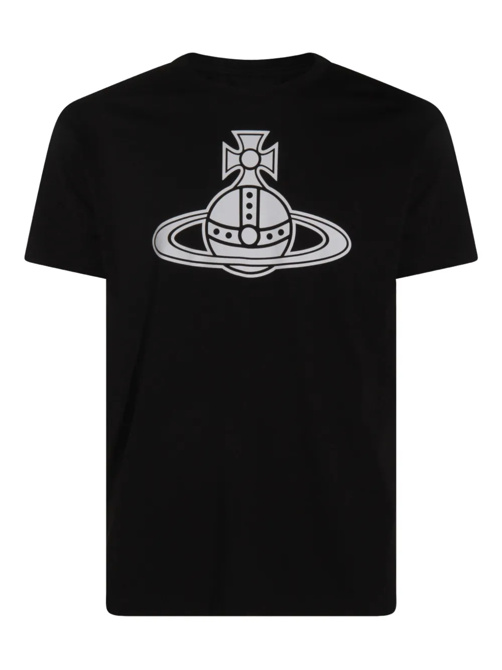 Vivienne Westwood Orb-print Cotton T-shirt In Black