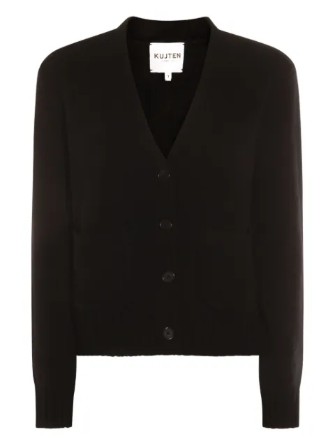 kujten patch-pocket button cardigan