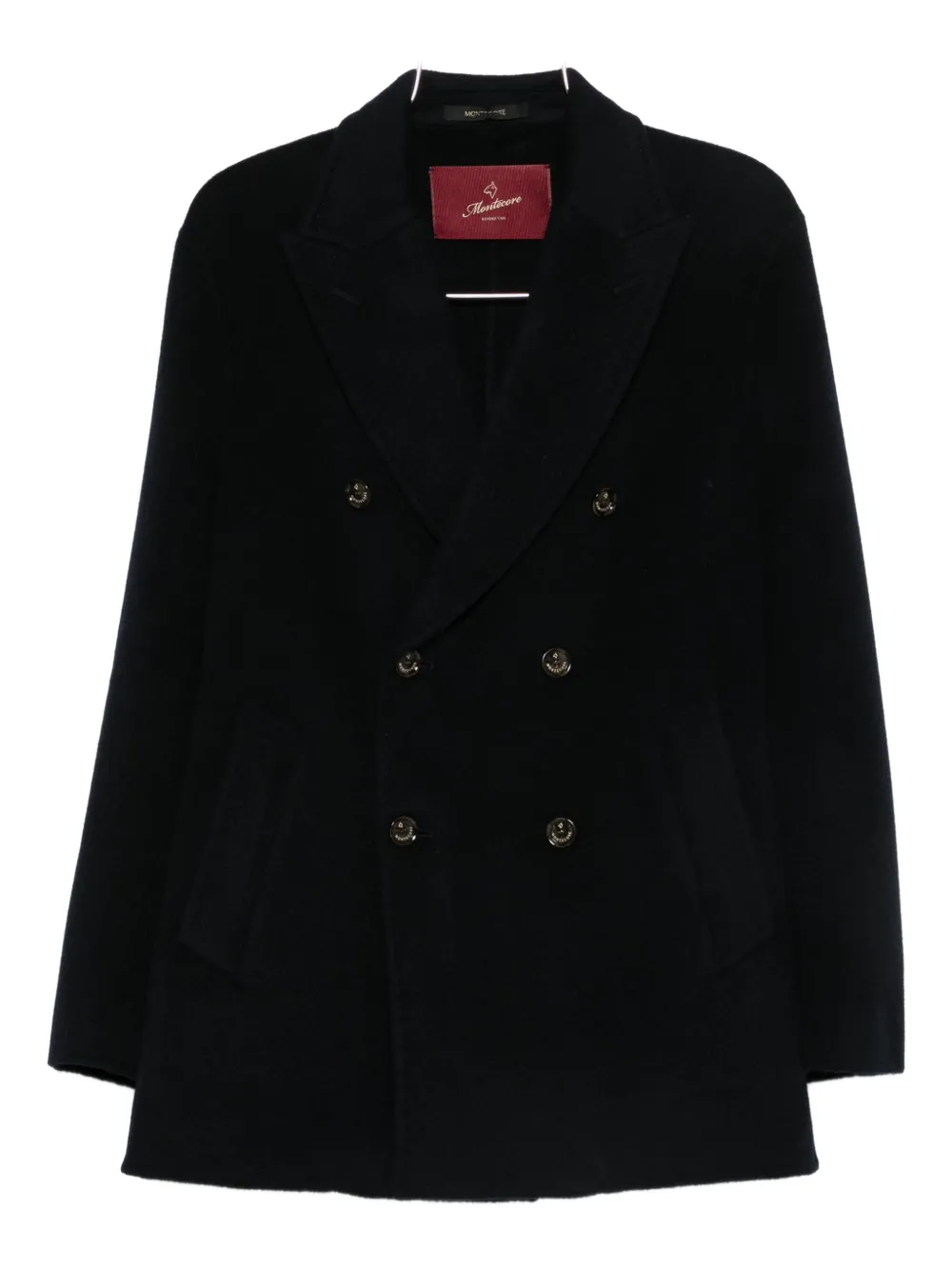 Montecore double-breasted coat | Black | Image 1