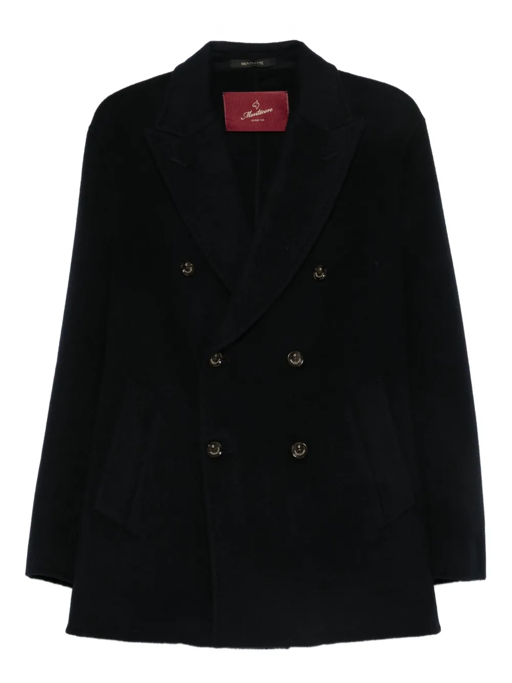 Montecore double-breasted coat | Black | Image 1