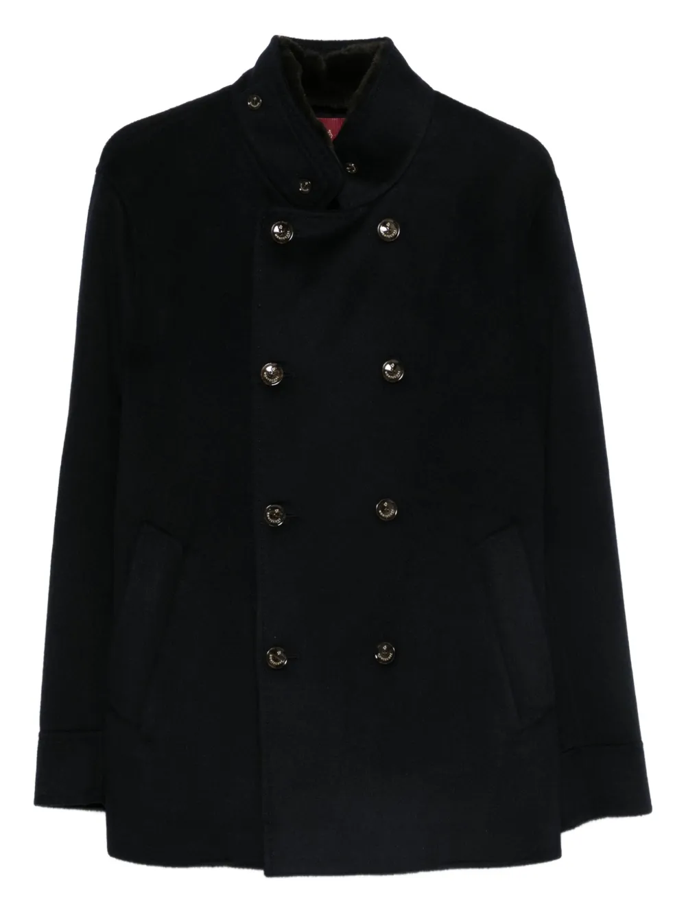 Montecore double-breasted coat | Blue | Image 1