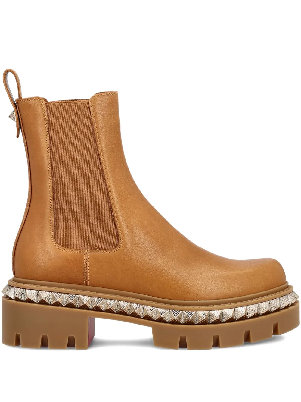 Christian Louboutin St Emilia Pyraclou leather boots | Brown | Image 1